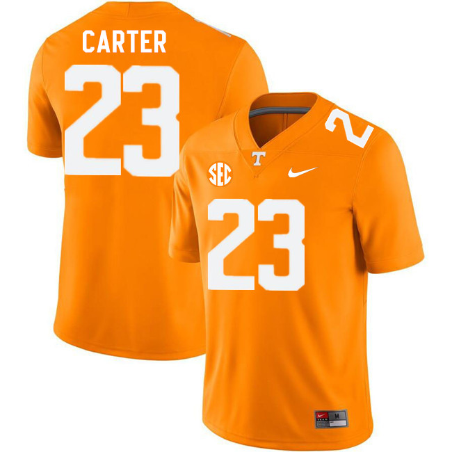 Men #23 Boo Carter Tennessee Volunteers College Football Jerseys Stitched-Orange